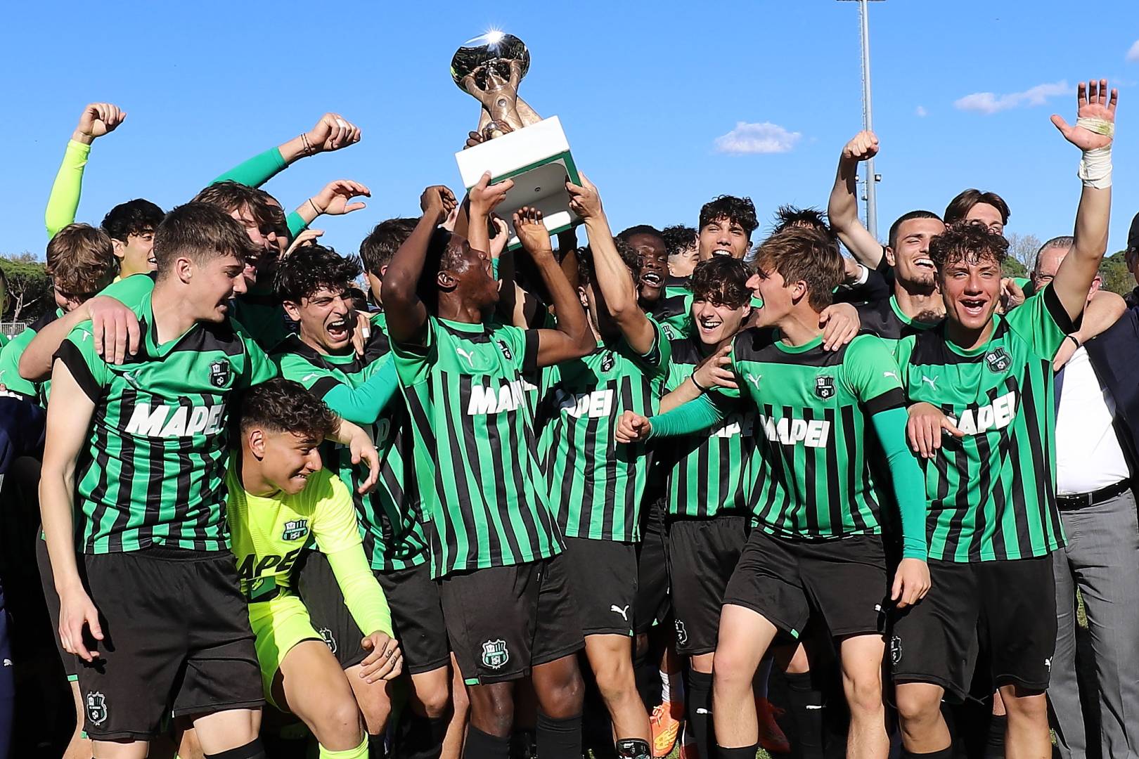 La primavera del Sassuolo vincitrice del torneo di Viareggio 2023