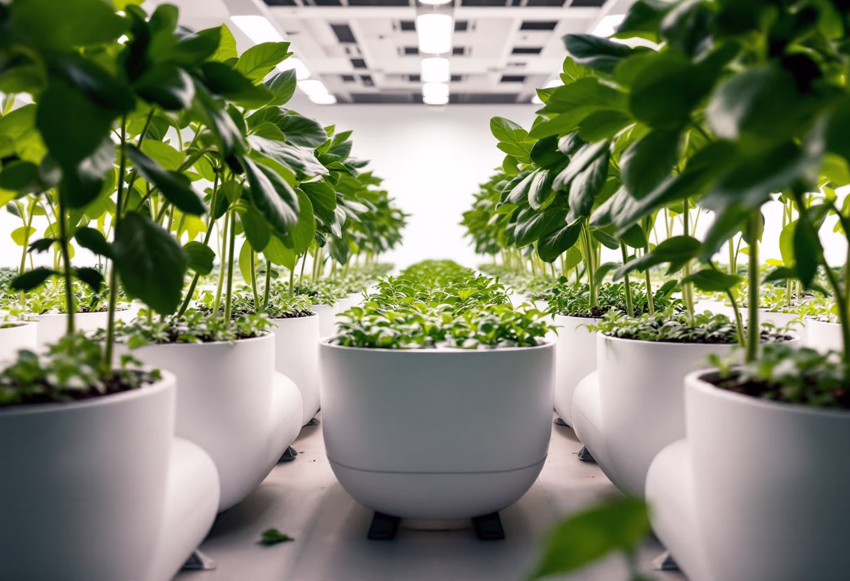 image of hydroponic solution setup