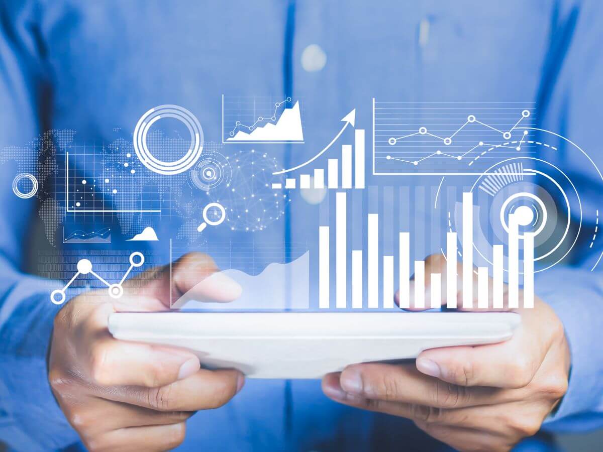 An image showing some analytics tracking of a website.