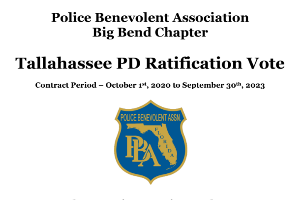 Tallahassee PD Ratification Vote - 2020-to-2023