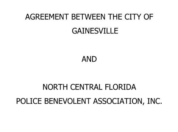CBA - CITY OF GAINESVILLE - PD-Lt-2019-2022