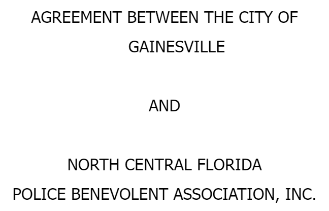 CBA - CITY OF GAINESVILLE -2019-2022- underline-strikethrough