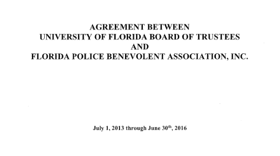 CBA- University of Florida Board of Trustees - 2013-2016