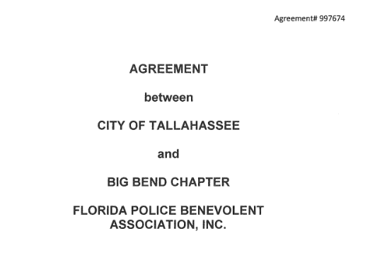 CBA - City of Tallahassee- PO - Investigators - 2014-2017