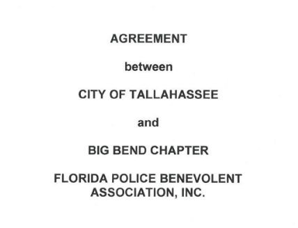 CBA - City of Tallahassee- PO - Investigators - 2017-2020