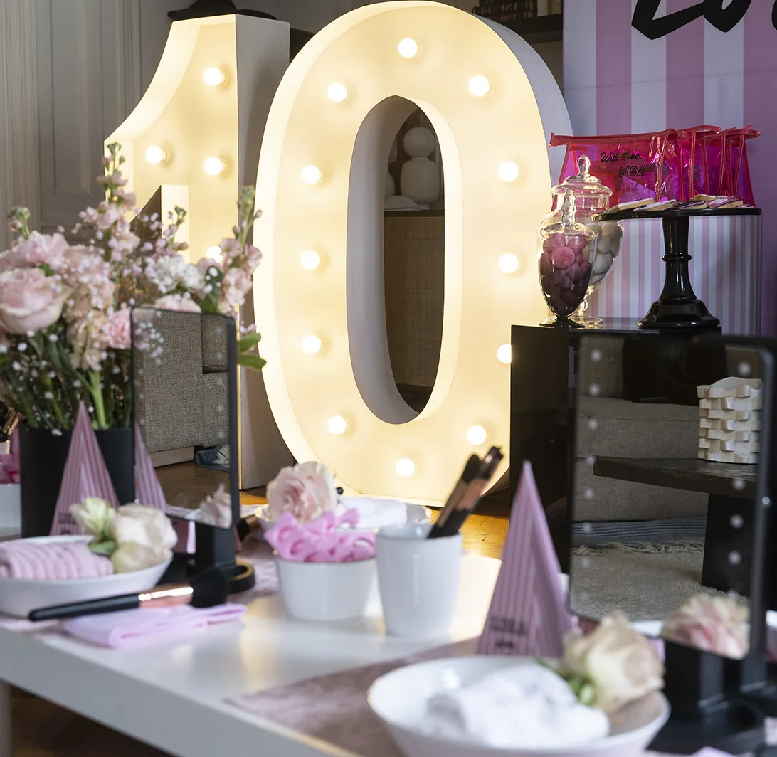 Décoration soirée pyjama d'anniversaire