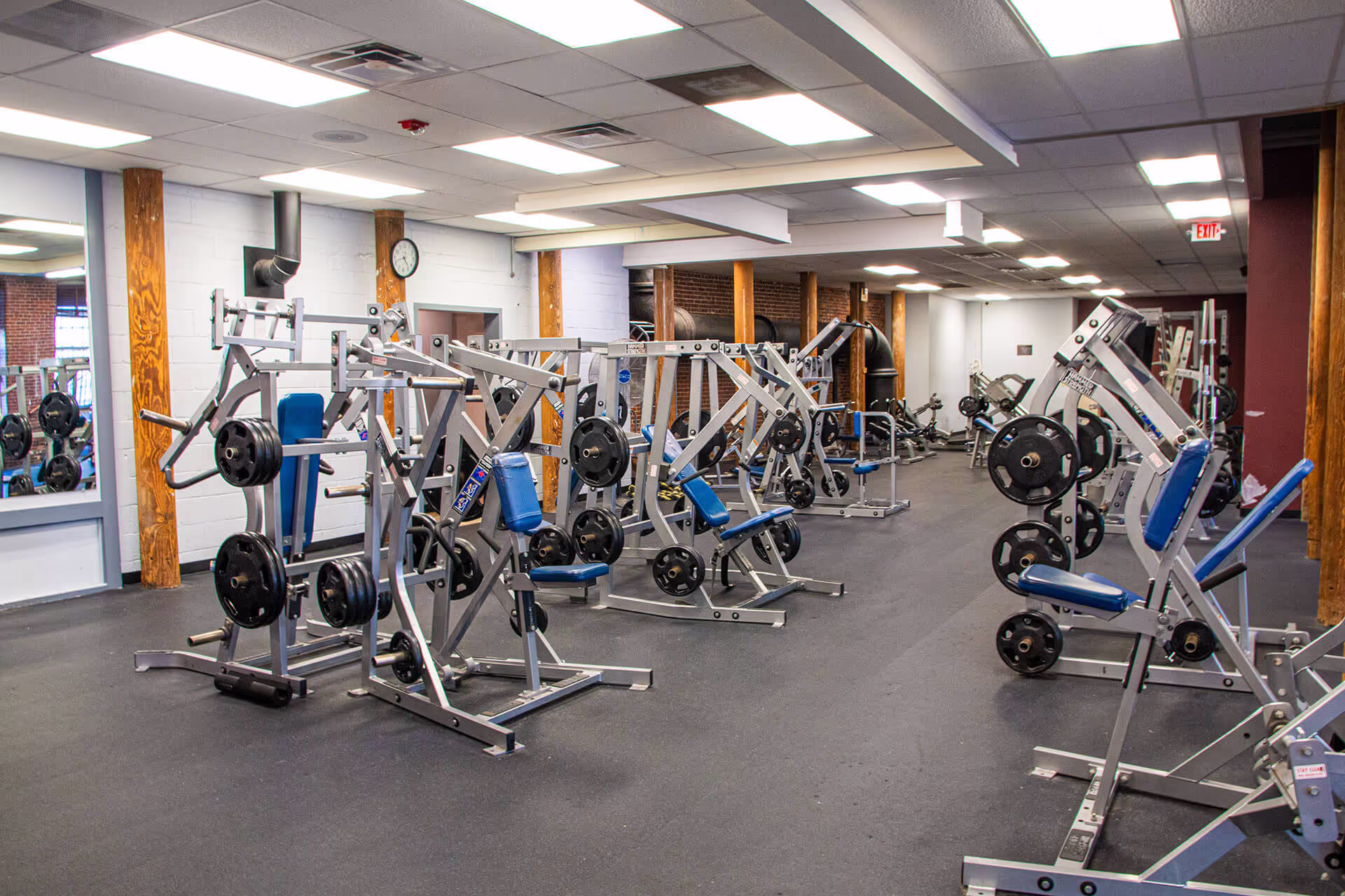 interior of vanguard key clubs gym