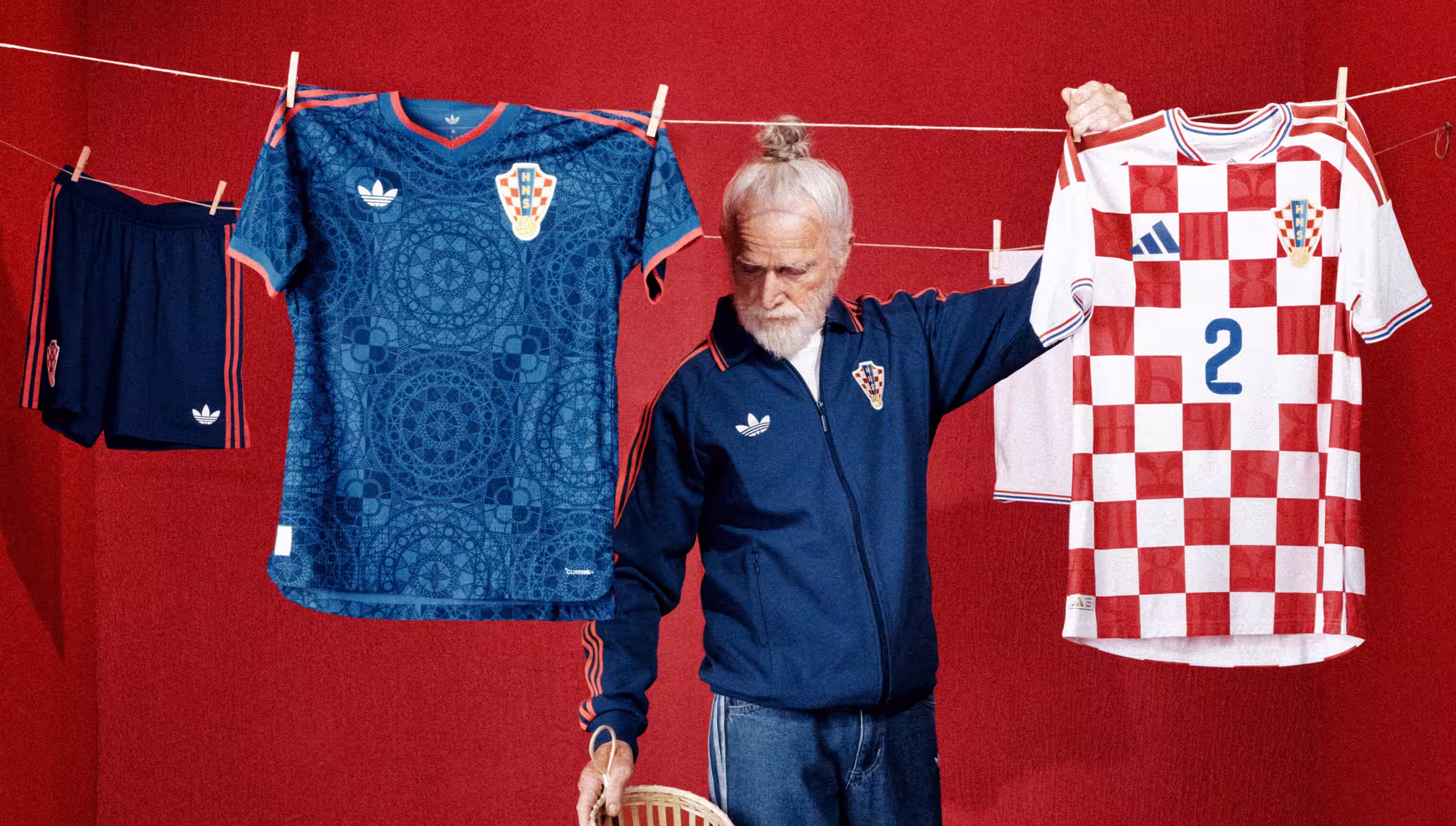 Kroatiens neues Auswärts- und Heimtrikot von adidas.