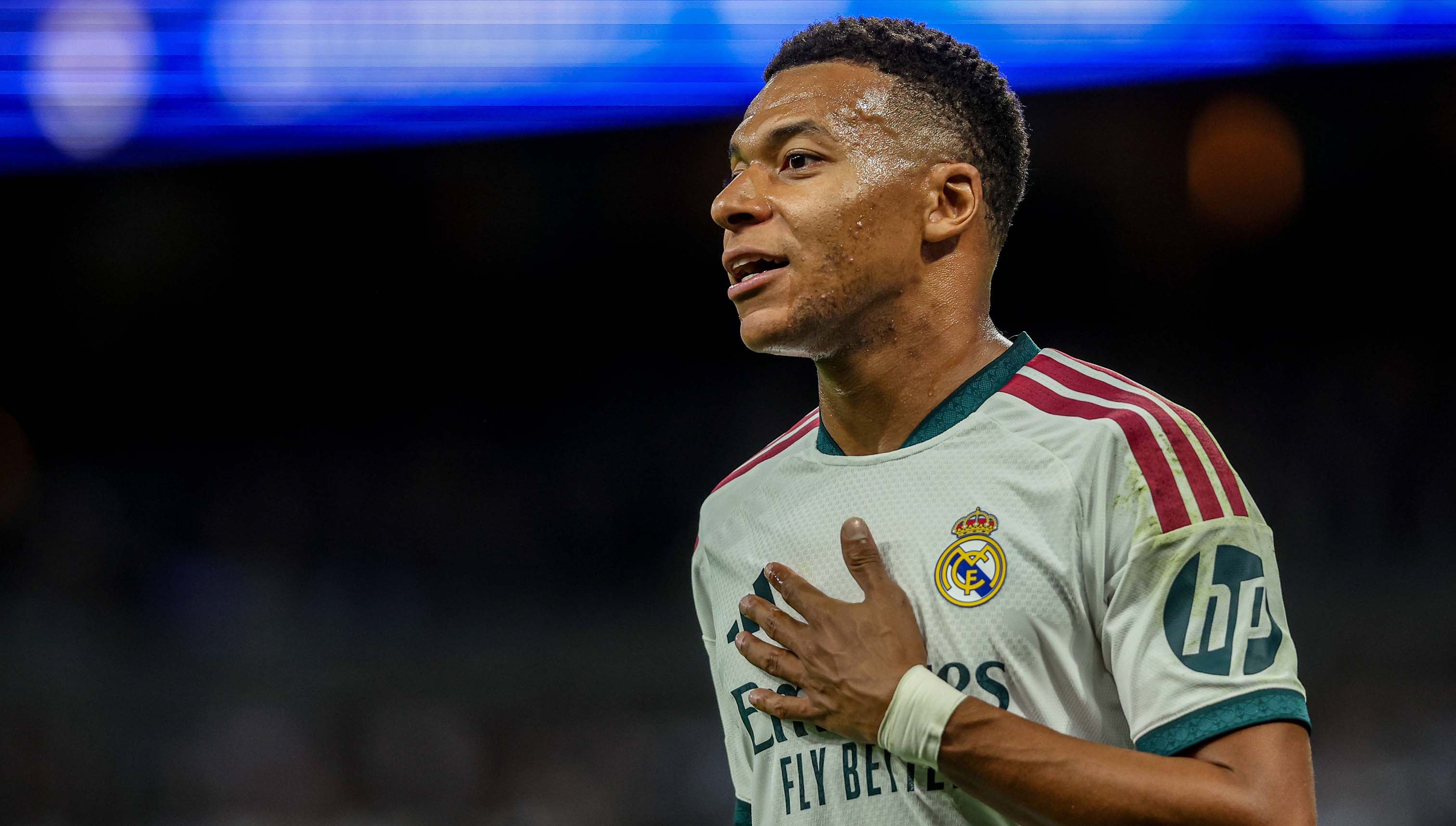 Kylian Mbappé spielt seit 2024 für Real Madrid.