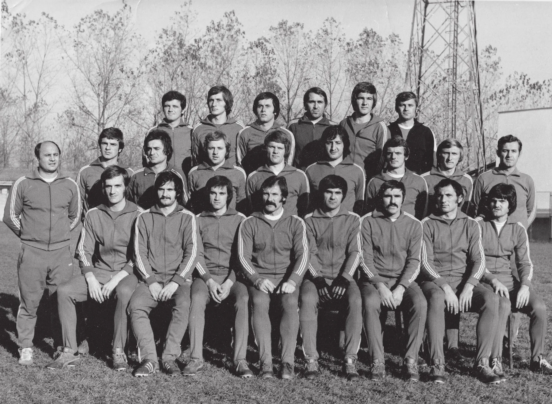 Борац на почетку сезоне 1975/1976.