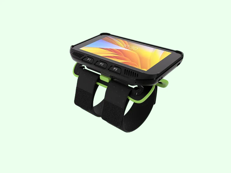 Zebra wearable wrist-mounted mobile computer with touchscreen and strap