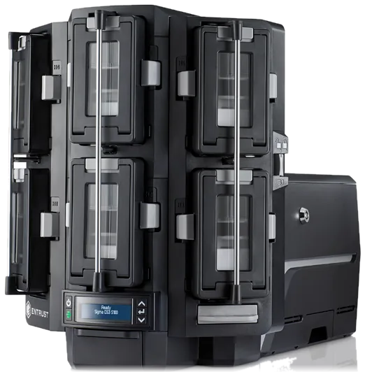 Entrust Sigma DS3 fitted with the six-compartment multi-hopper