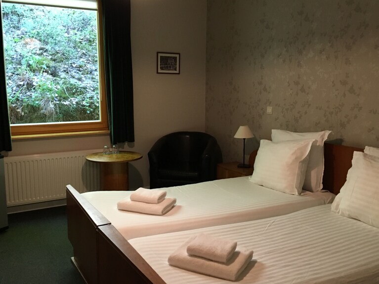 Double room with rock view at Hotel Dirbach Plage