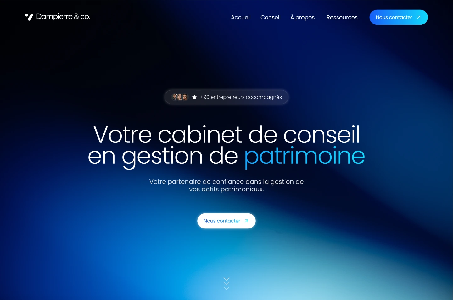 Mock-up du client Dompierre