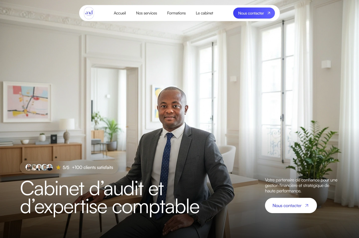 Mock-up du client AND Conseils