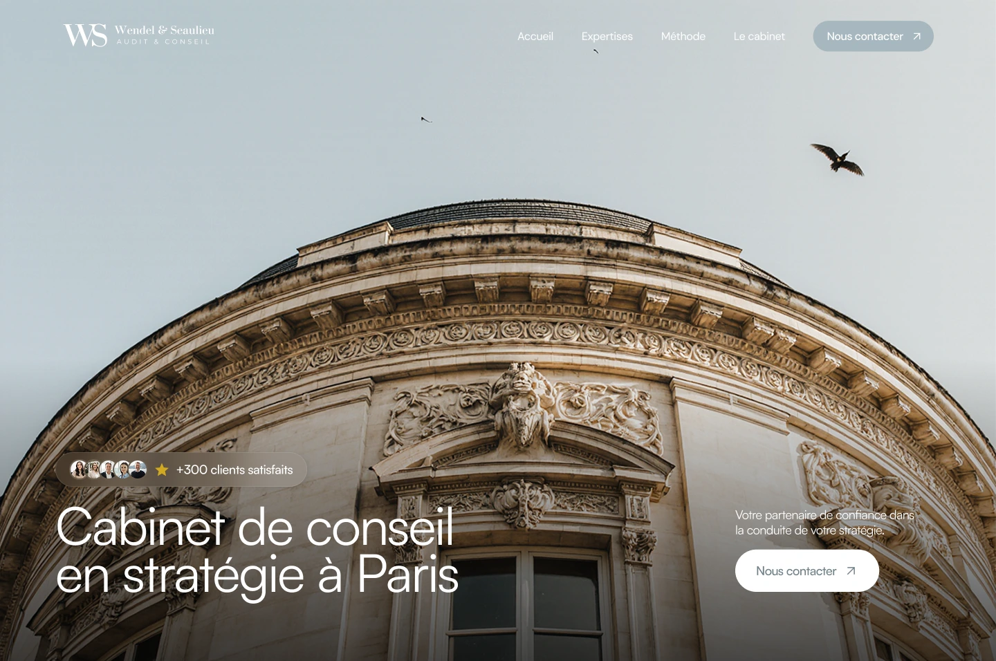 Mock-up du client Wendel Seaulier