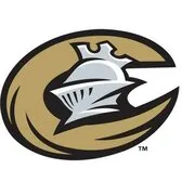 Logo featuring a stylized knight's helmet inside a large letter C.