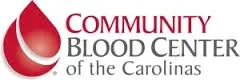 Community Blood Center of the Carolinas logo featuring a red blood drop graphic.
