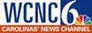 WCNC 6 Carolina's News Channel logo.