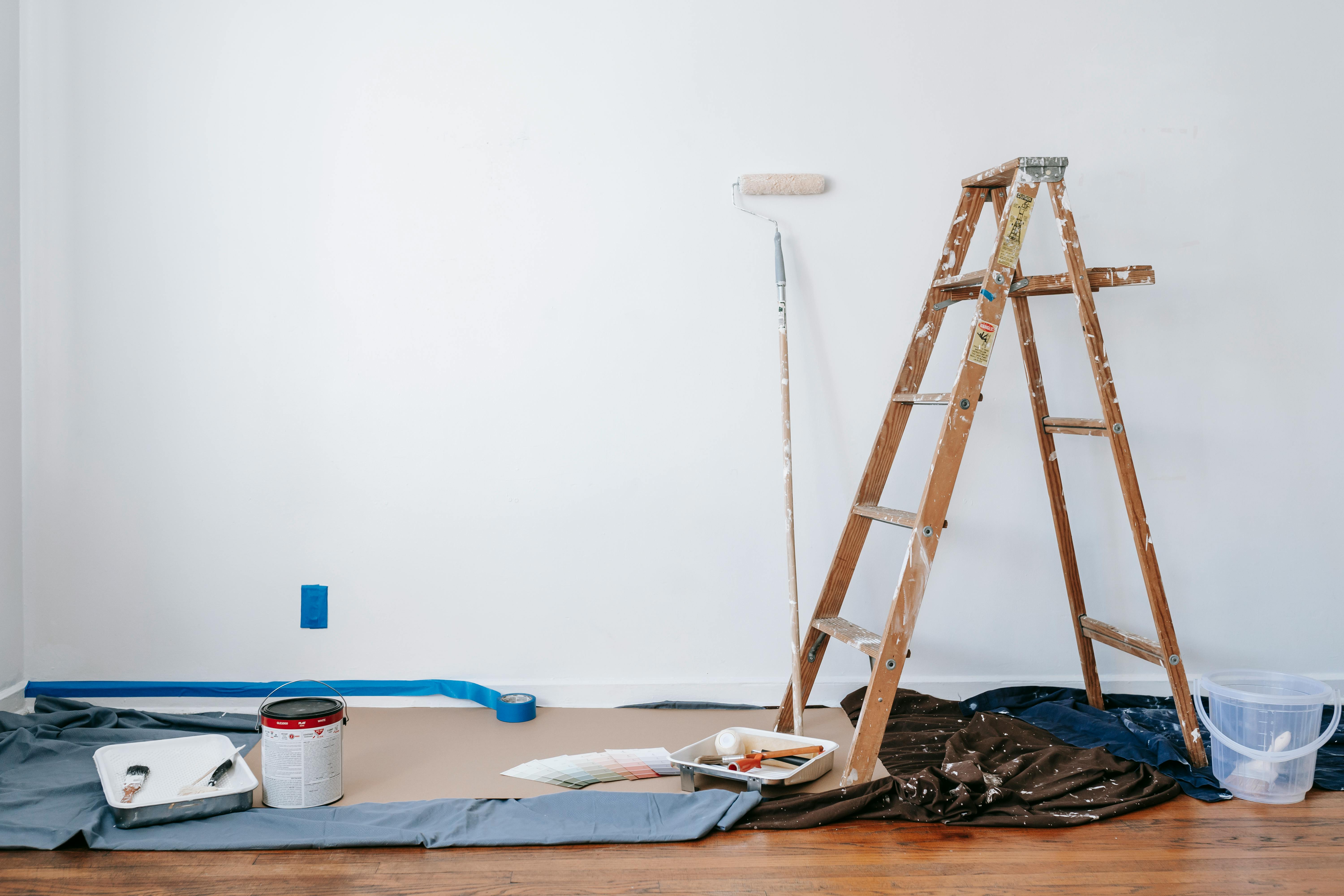 Walls, ceilings, doors, and trims