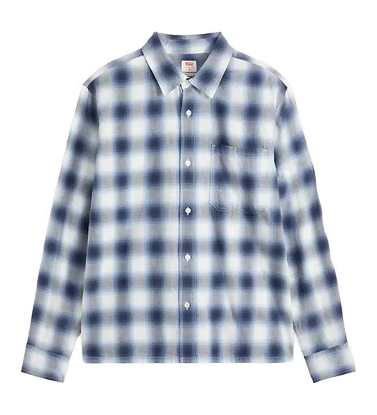 Levi Duboce Boxy Overshirt Blue