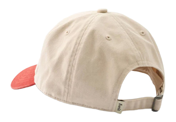 Foret HAWK WASHED 2-TONE CAP - CLOUD/RED