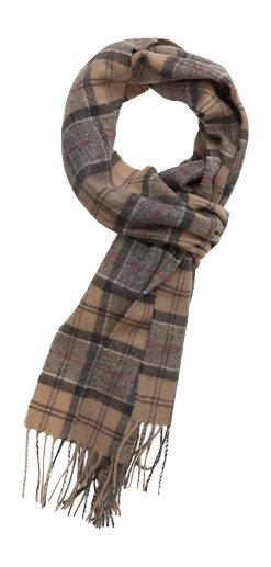 Barbour Tartan Lambswool Scarf Dress