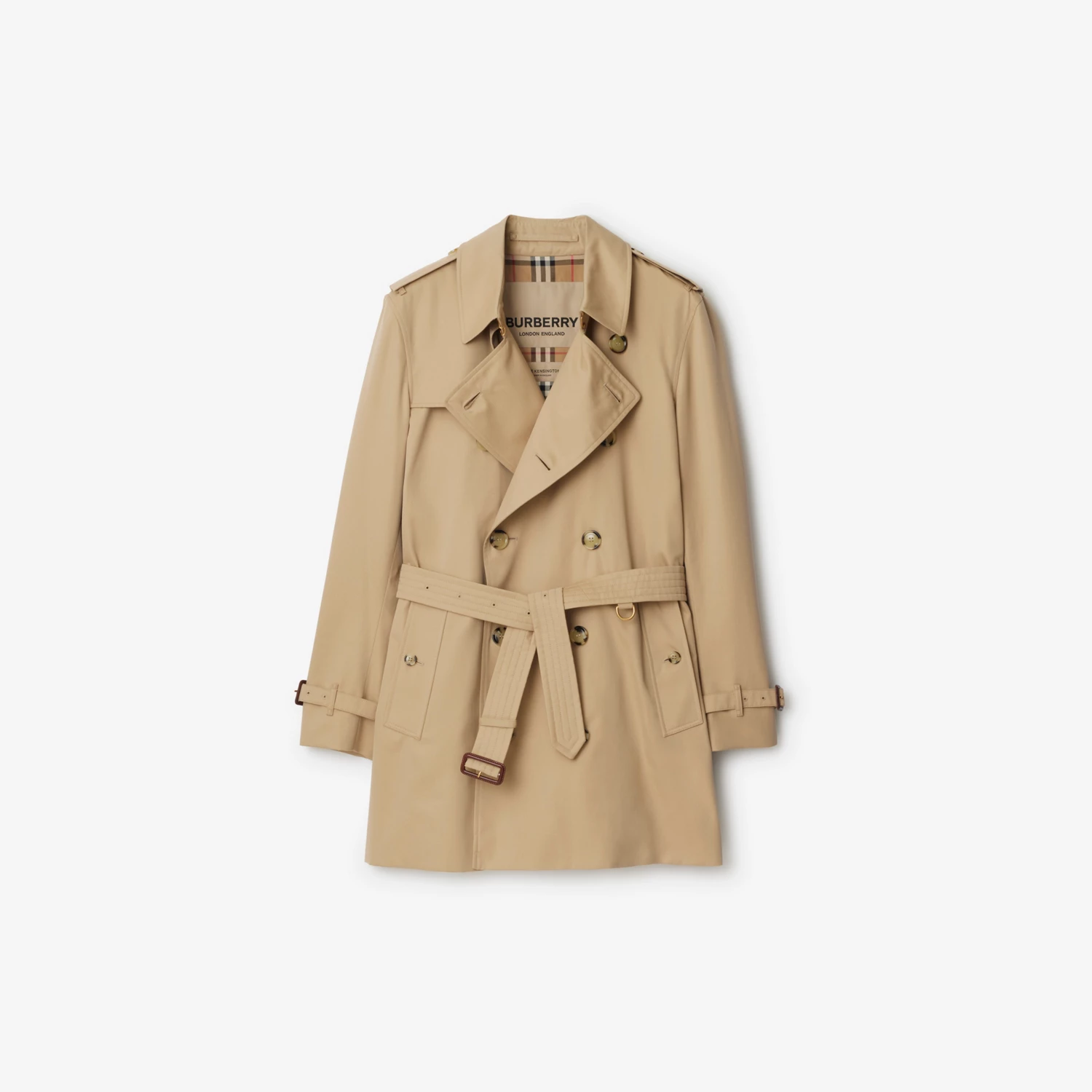 Burberry Short Kensington Heritage Trench Coat