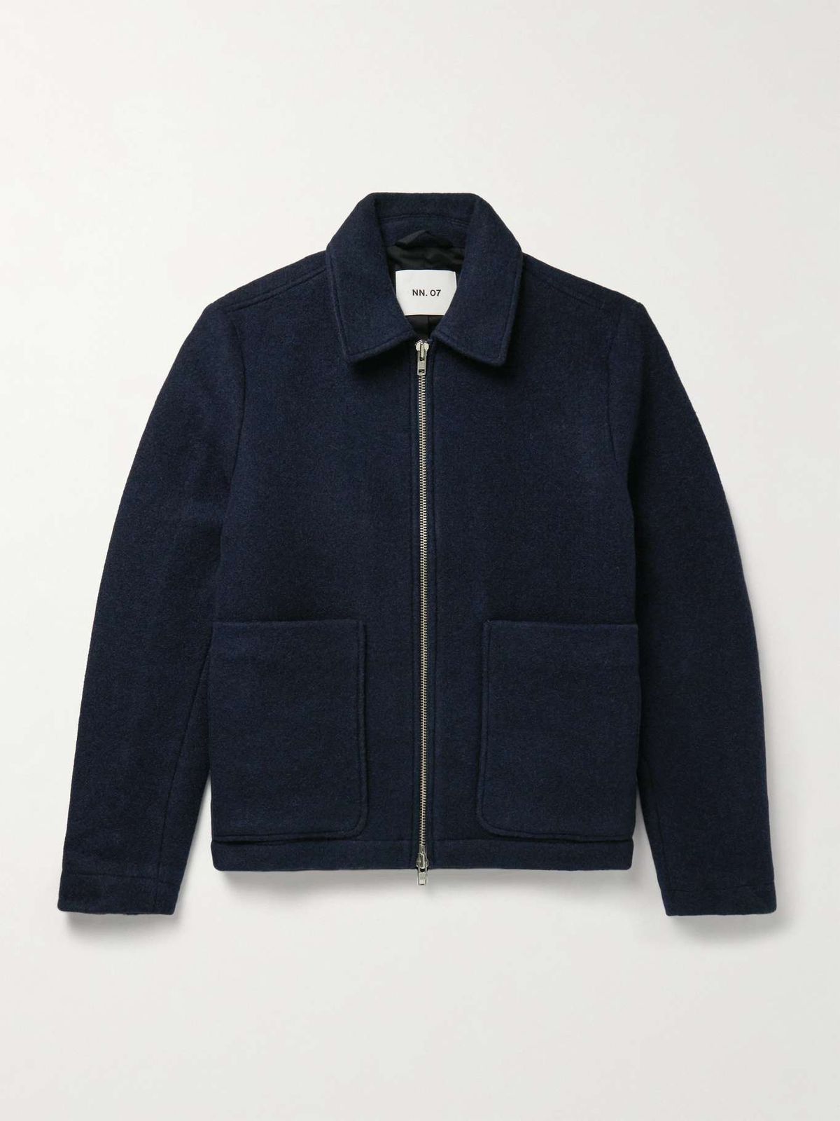 NN07 Gael Wool Jacket Navy Blue