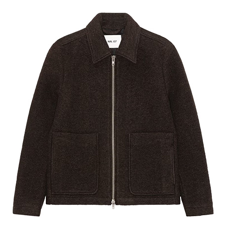 NN.07 Gael Wool Jacket Brown