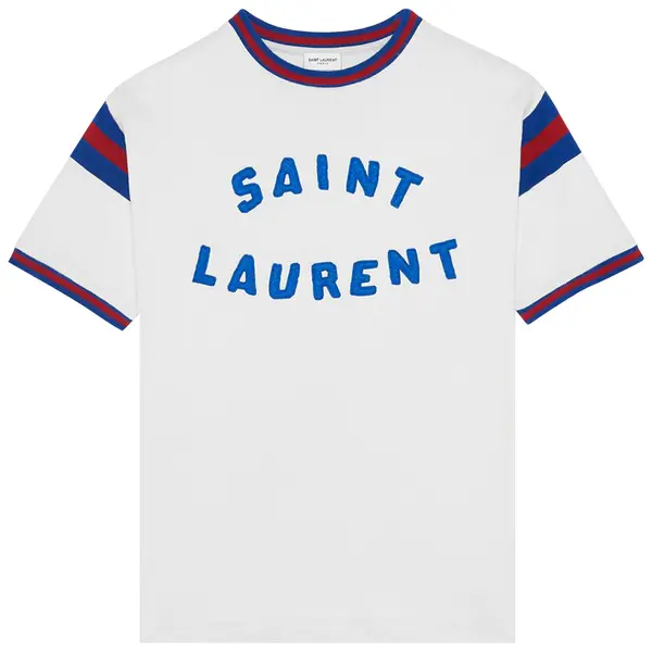 Saint Laurent T-Shirt 'Dirty Ecru'