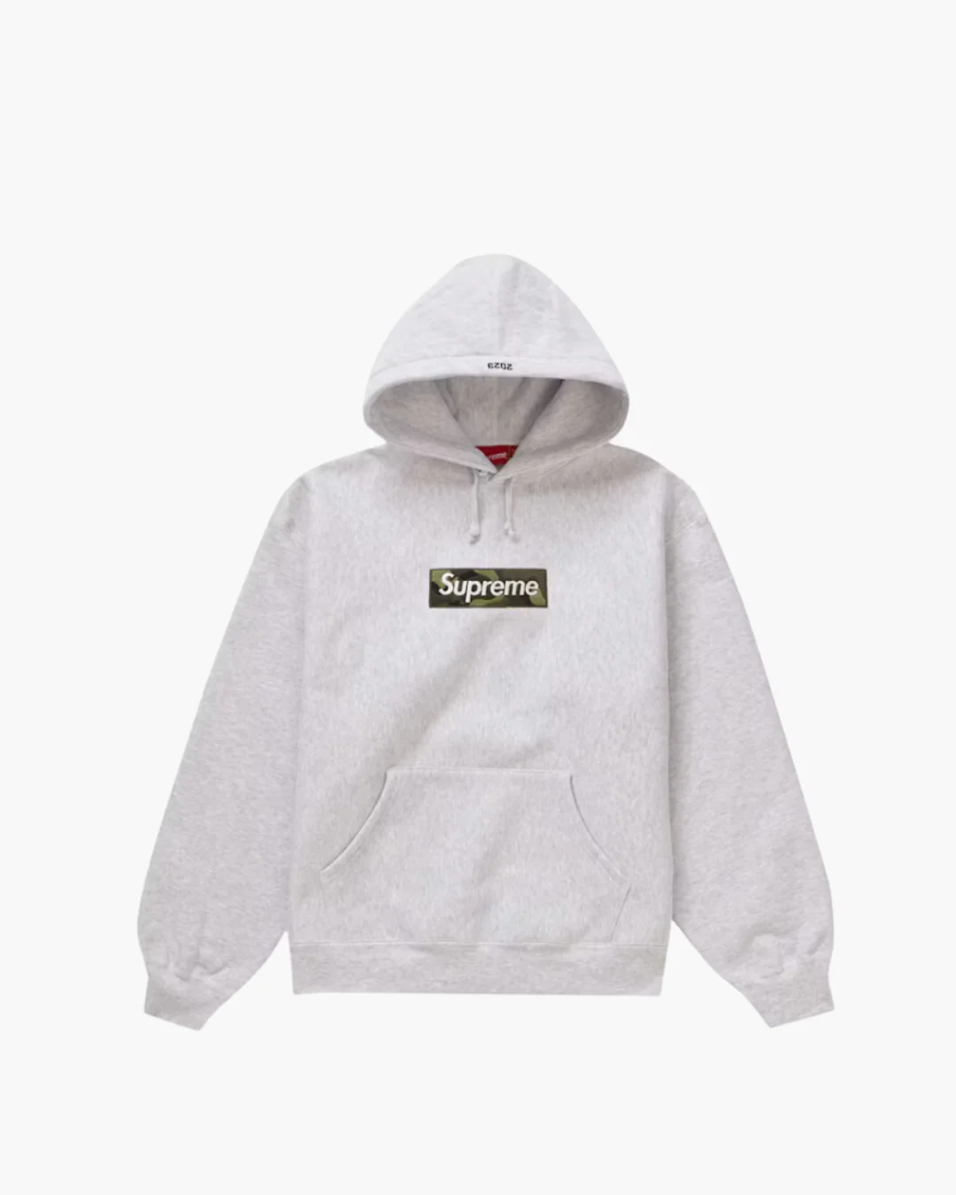 Supreme Box Logo Hoodie FW 2023 - Grey Camo