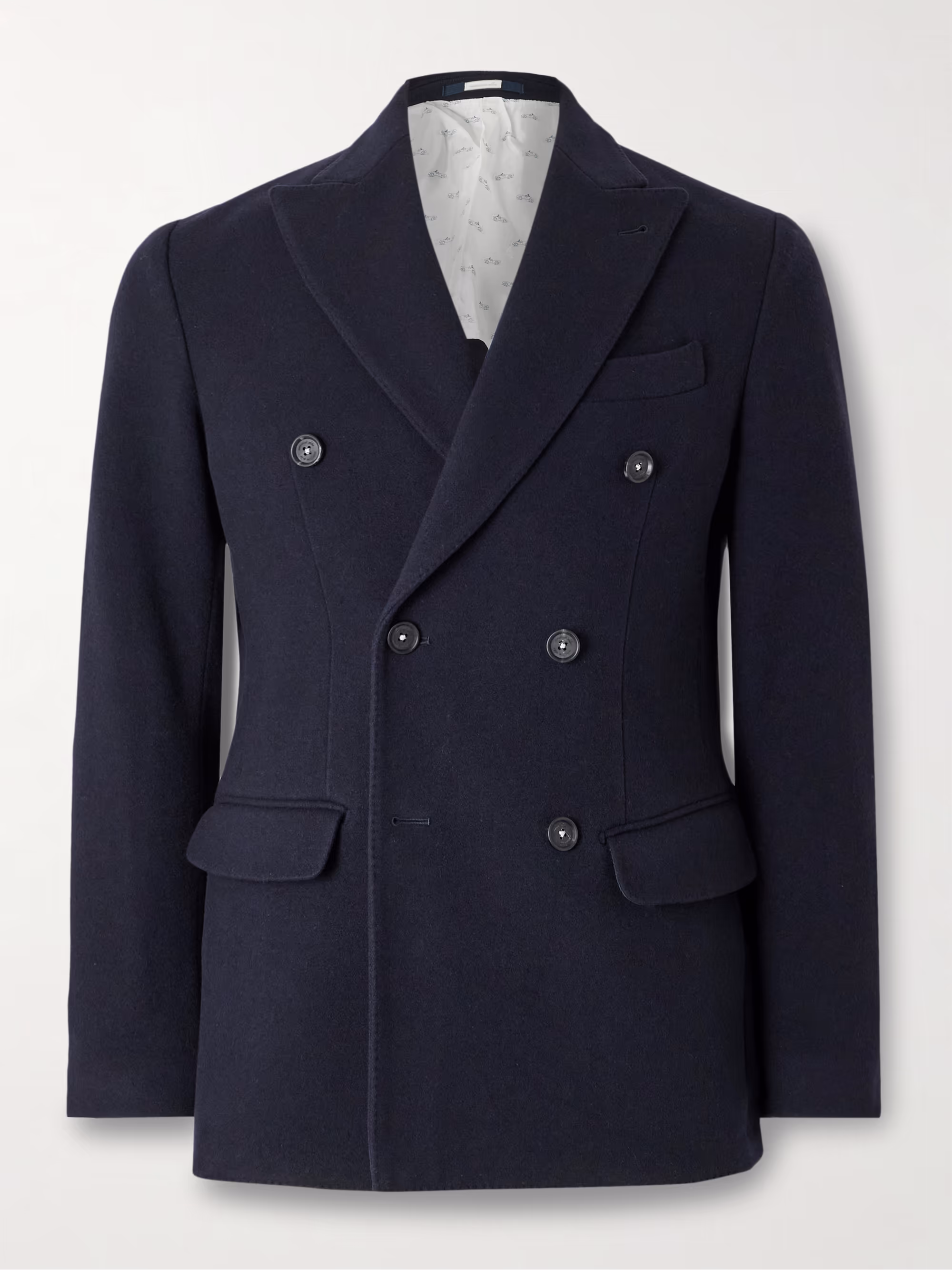 MASSIMO ALBA Brando Double-Breasted Cashmere Blazer