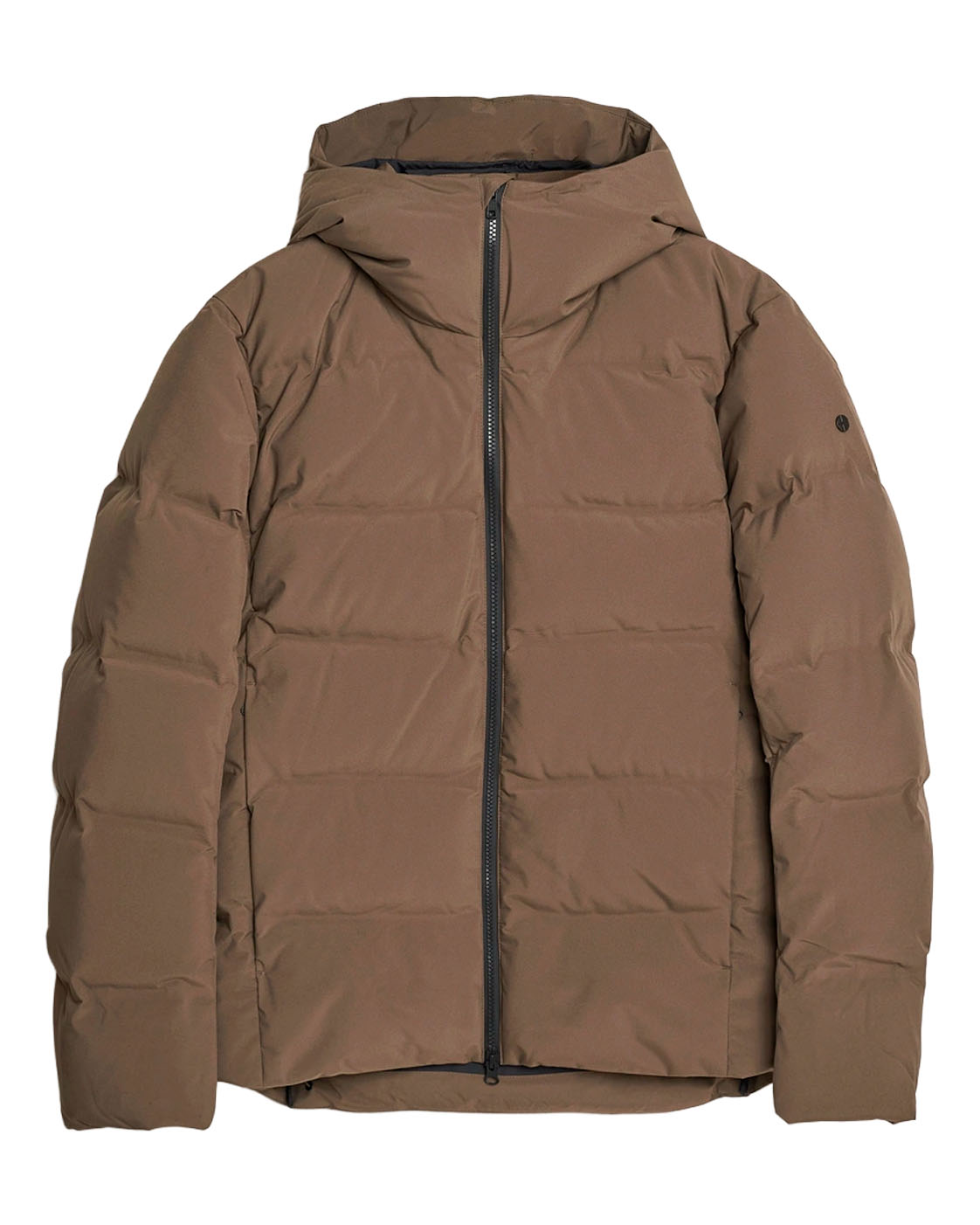 Scandinavian Edition Torrent II Hooded Puffer Jacket in Major Brown