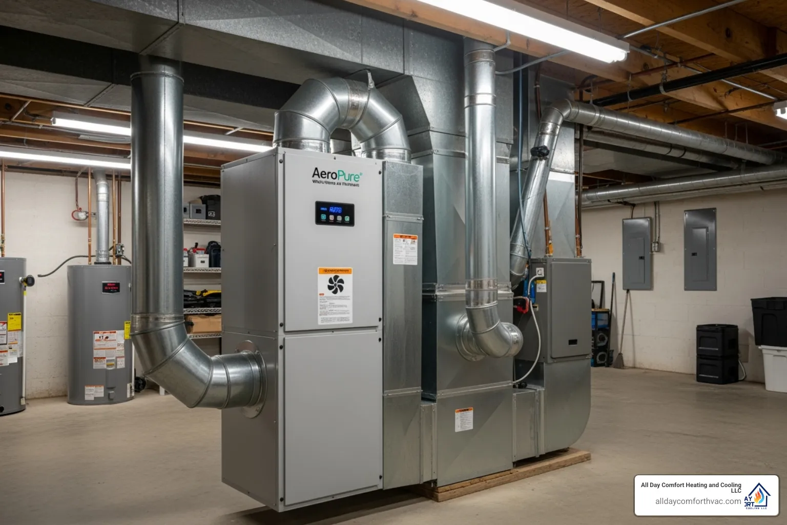 whole-home air purifier integrated with an HVAC system - indoor air quality testing independence mo