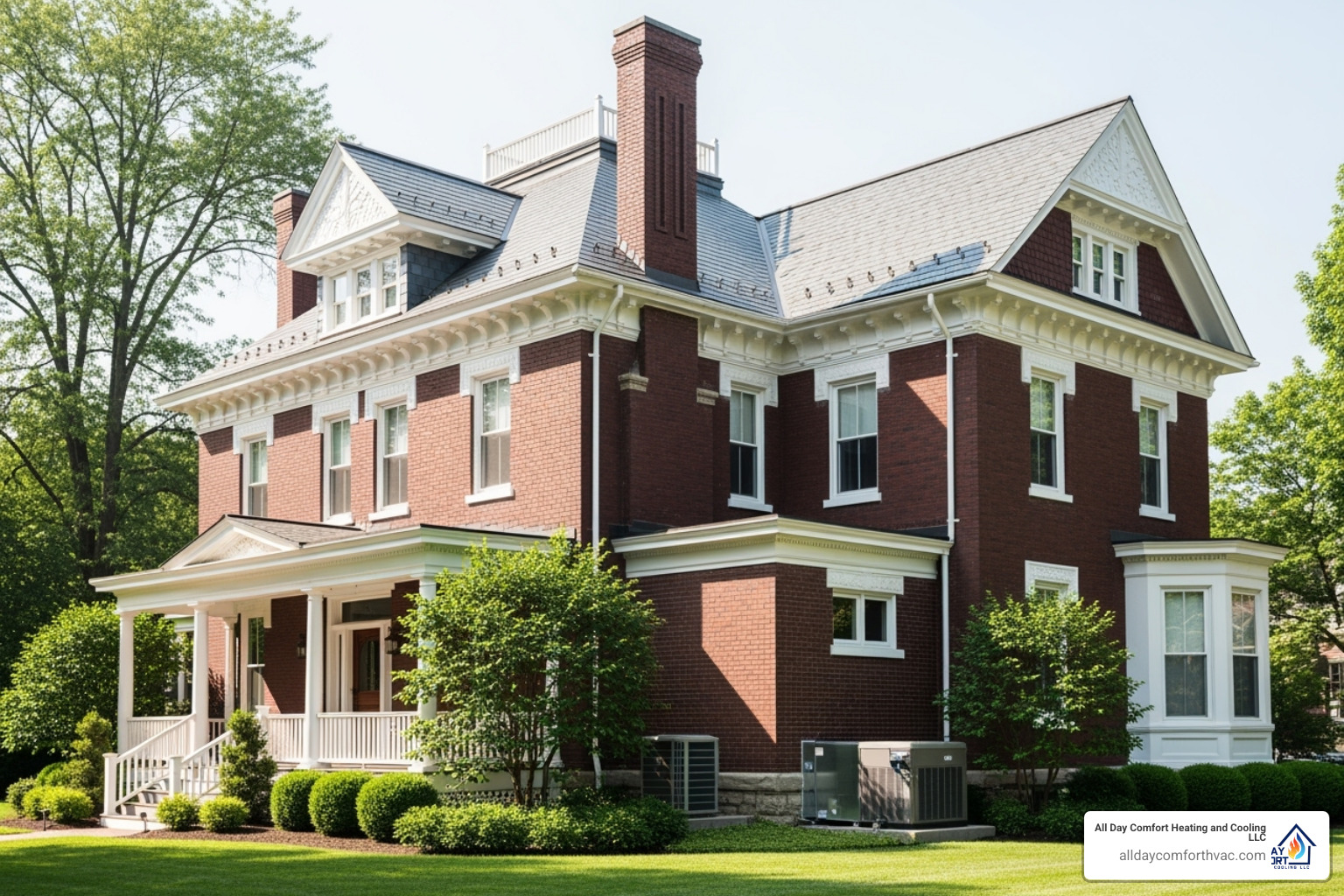 of an older, historic-style home in Independence, MO - furnace repair independence mo
