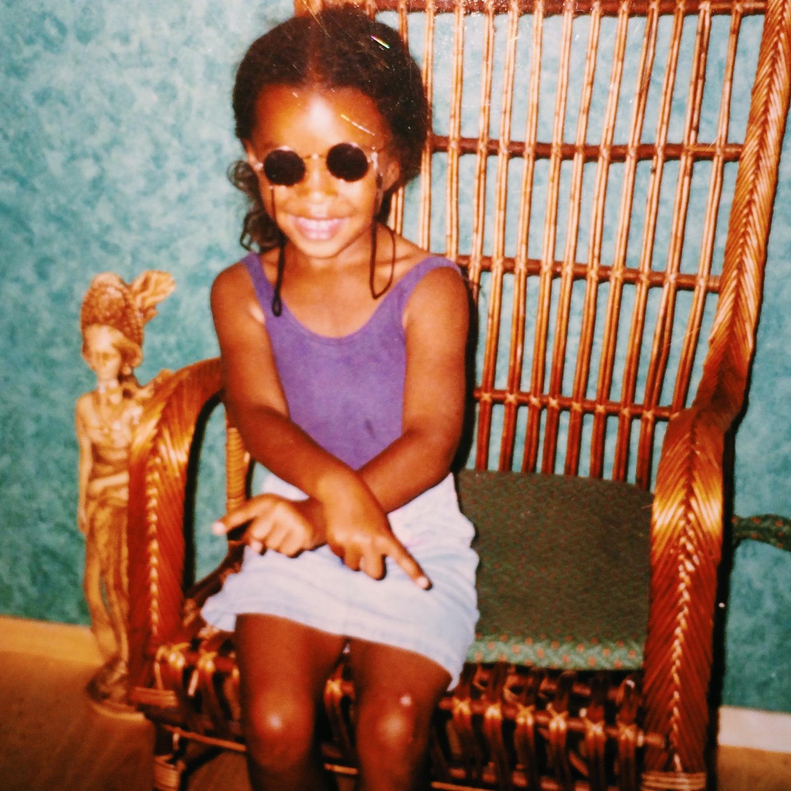 Nicky as a child 