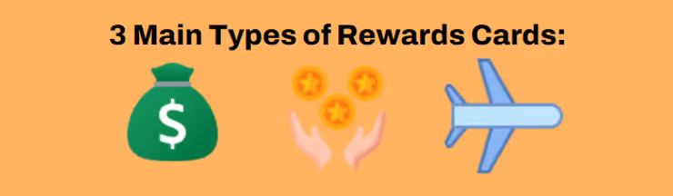 3 main credit card types
