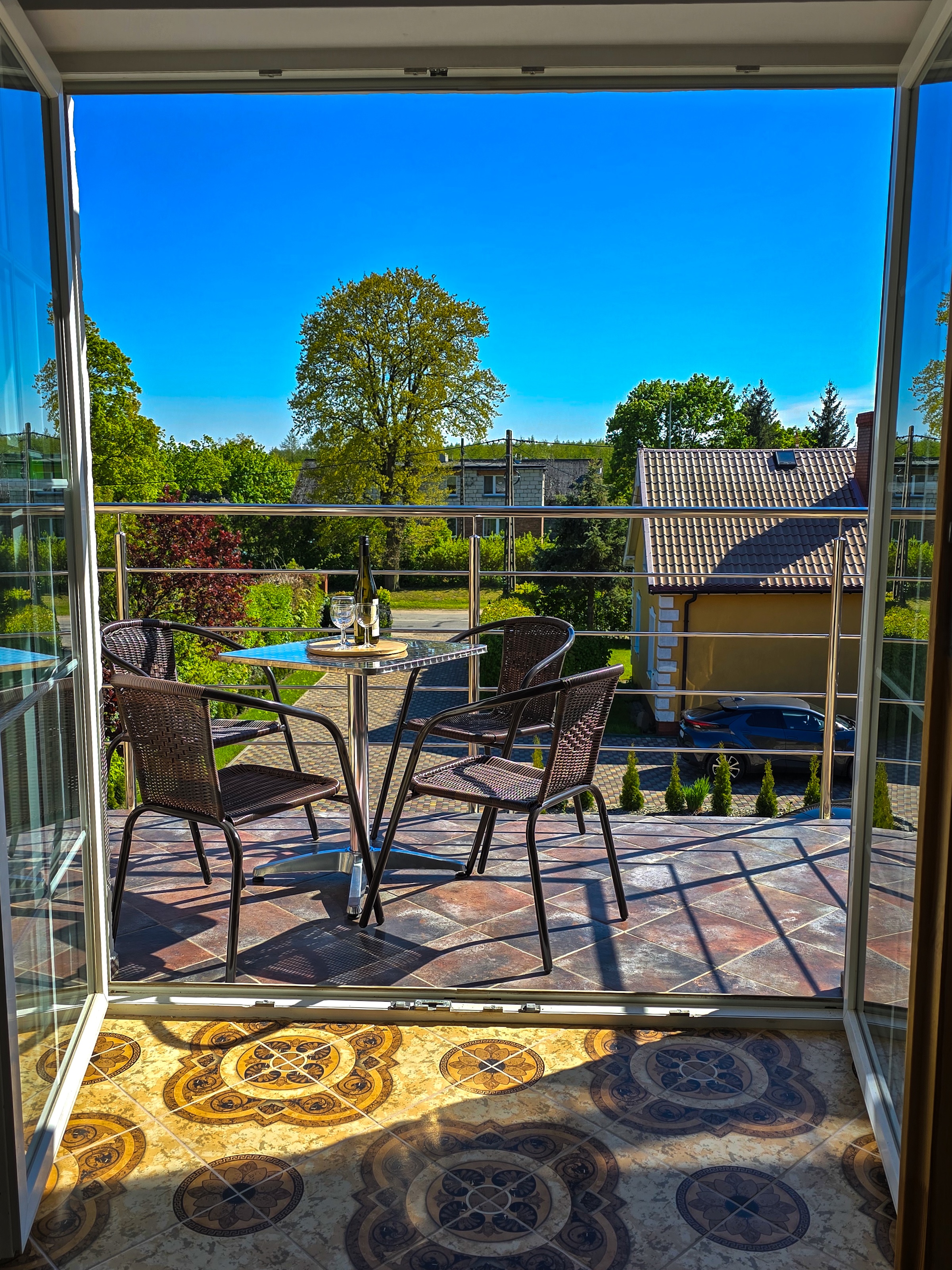 image of balcony view (for a bed & breakfast)
