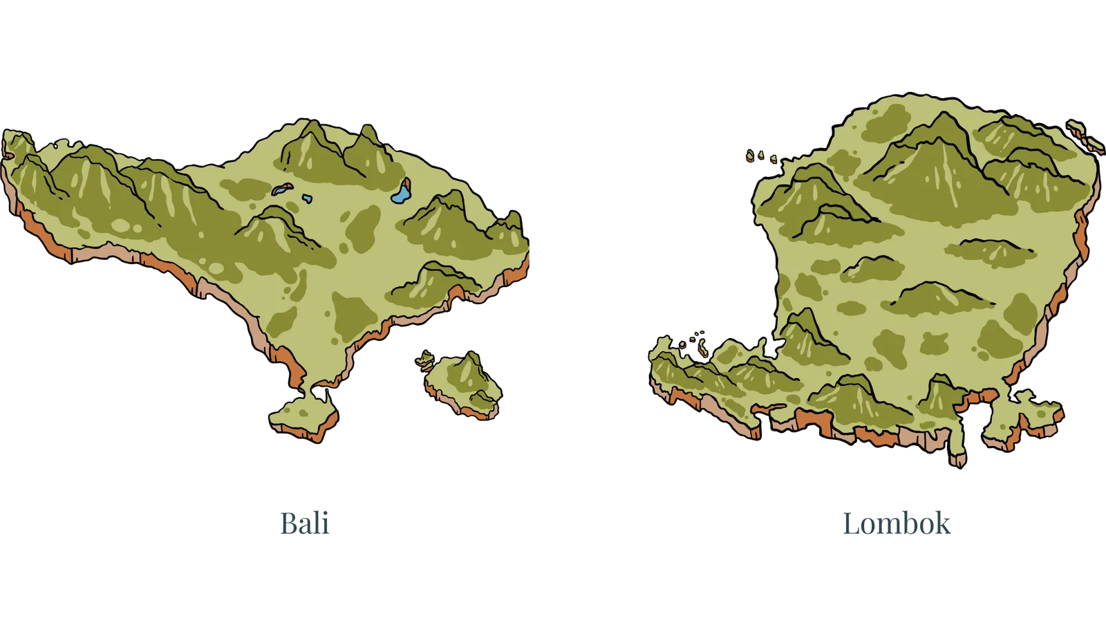 Bali - Lombok - Map