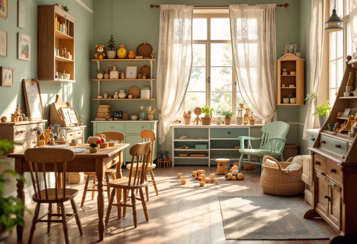 image of historical photos of the preschool