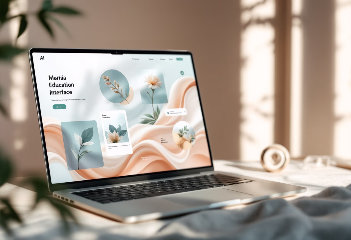 [digital project] image of interface explaining ai curriculum
