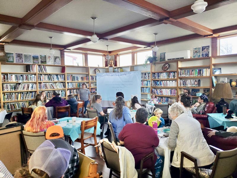 Winter Trivia at the Council Library this past Saturday.Photo credit: Camille Collings.