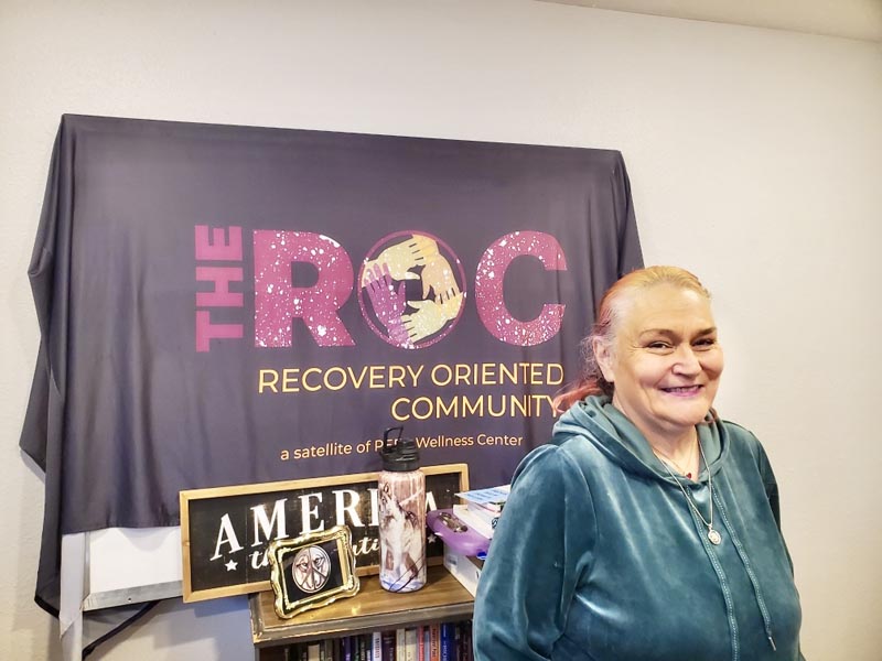 Lorraine Bennett of the Recovery Oriented Community. Photo credit: Camille Collings