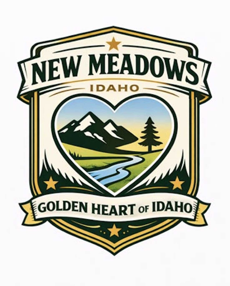 The city of New Meadows has a new logo.