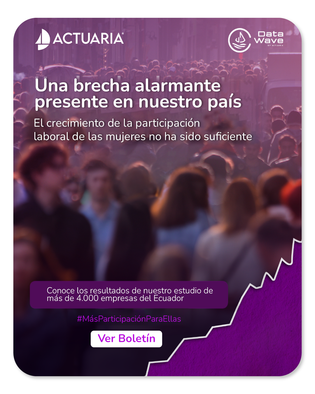 Portada del boletín: Mujeres en el sector empresarial