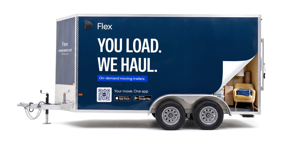 The 14 ft GoFlex trailer, closed