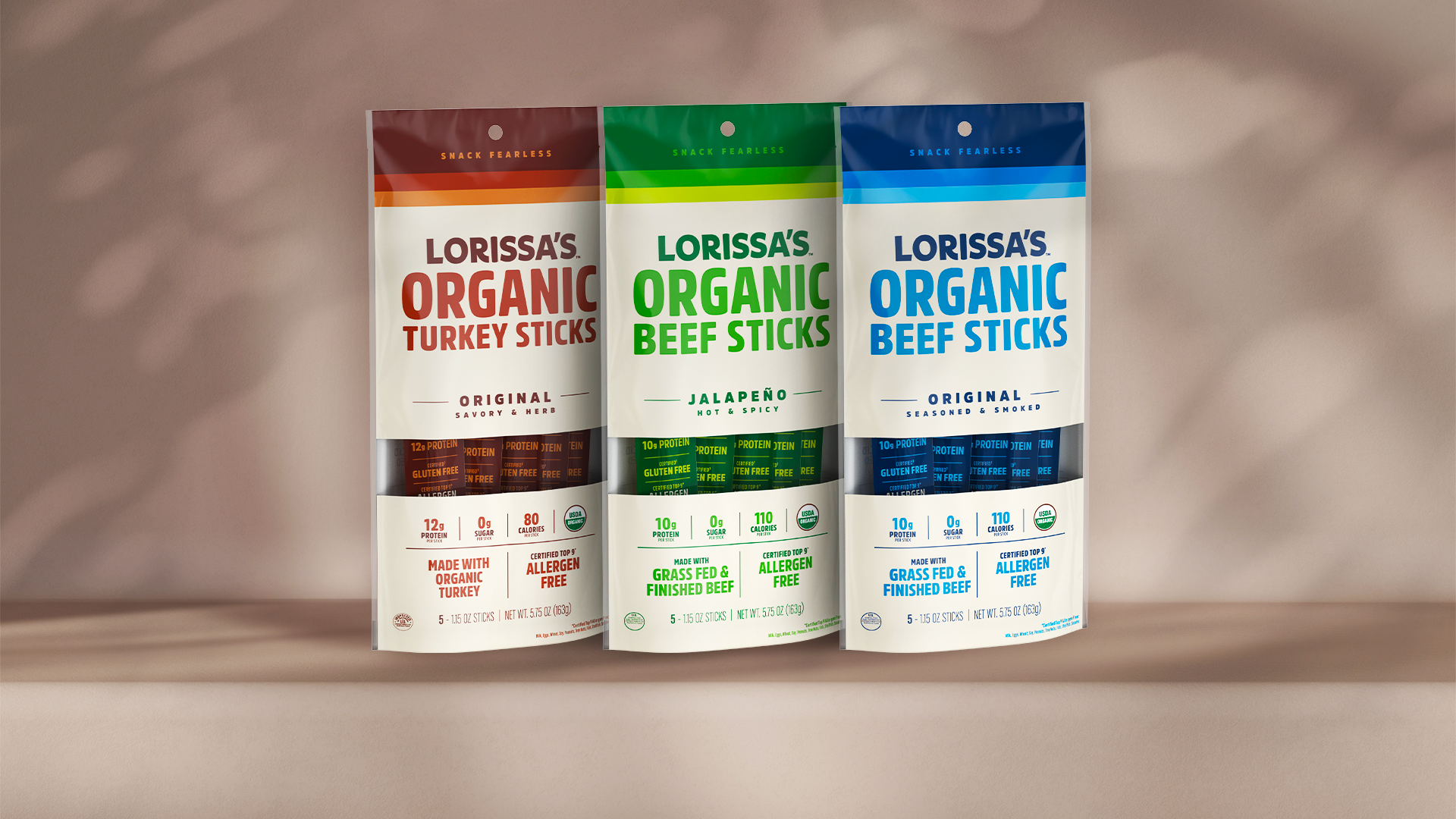 Lorissa’s Organic Snacks Launches USDA Organic, Certified Top 9 Allergen Free Meat Sticks, Available Now at Target