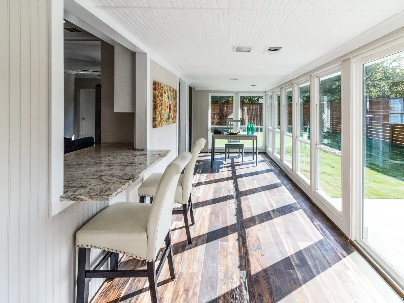Home addition that expanded a house's usable square footage