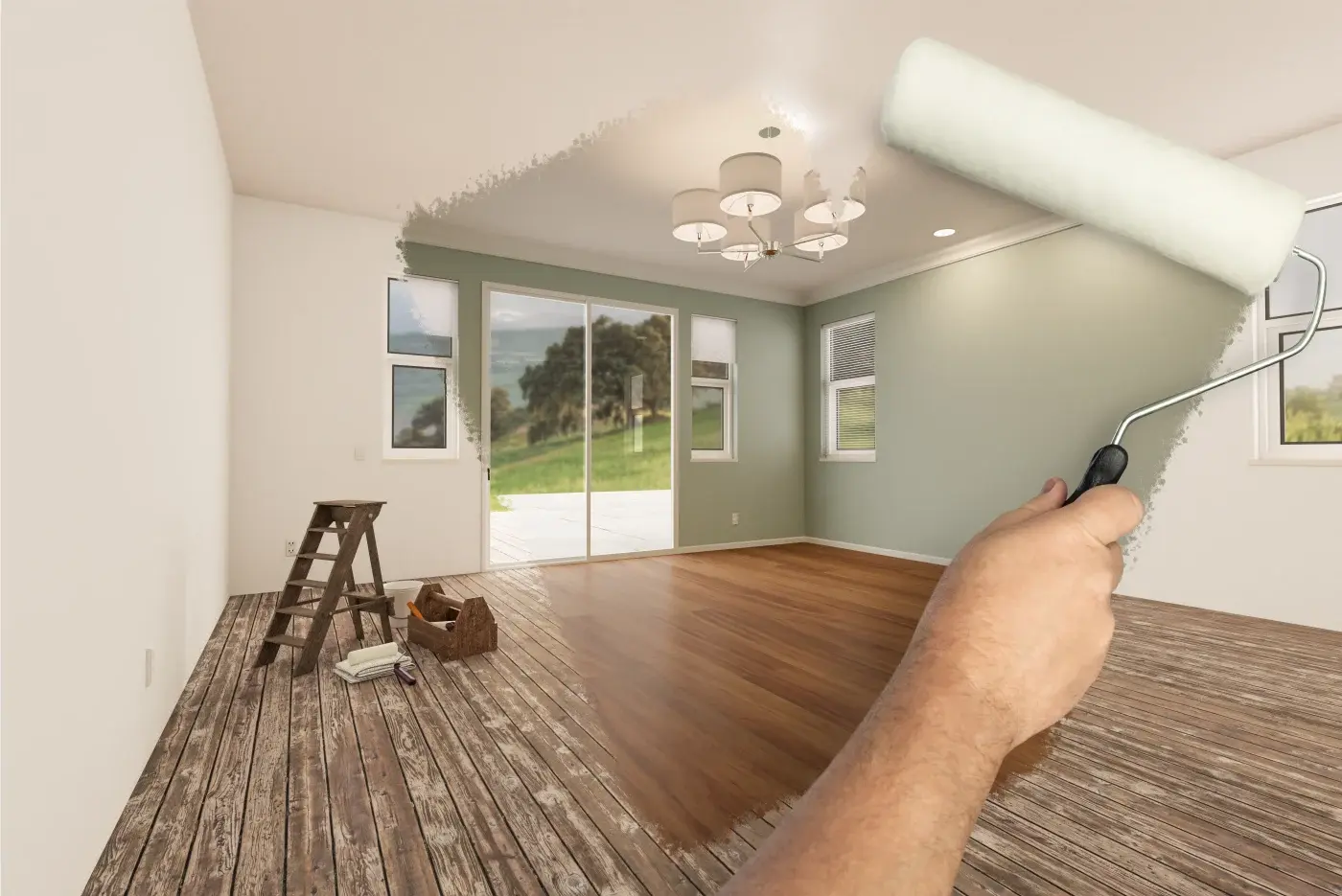 Successful whole-home remodel with updated living spaces throughout